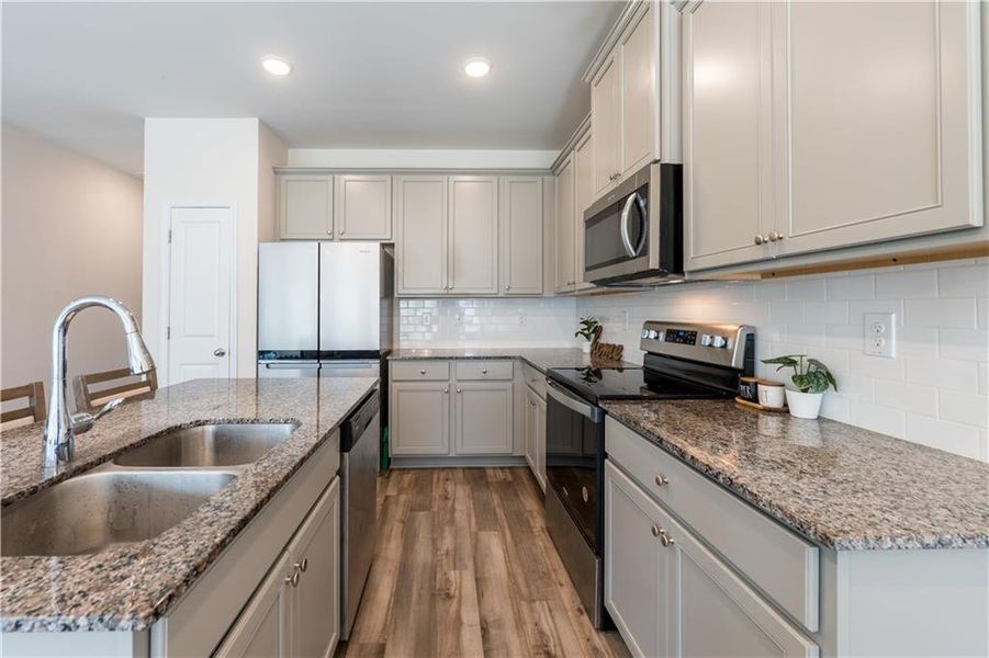Furnished interior view inside a new home in , Hoschton (Image 12).