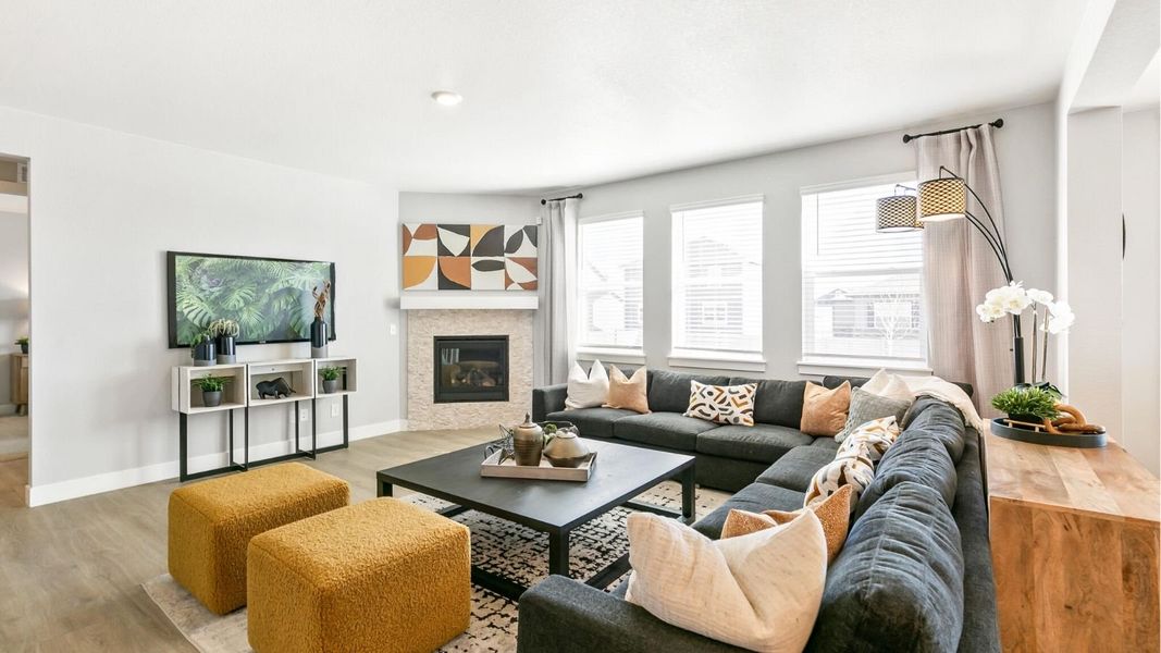 Furnished interior view inside a new home in Vantage, Berthoud (Image 13).
