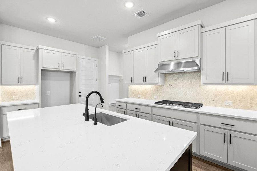 Furnished interior view inside a new home in Blackhawk, Pflugerville (Image 9).