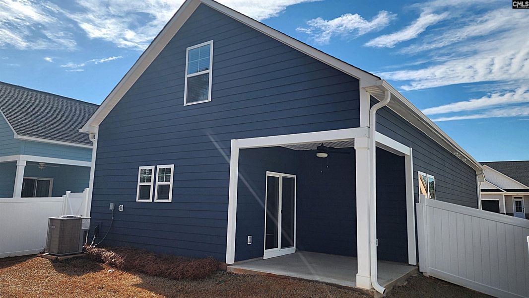 Exterior details and patio area of a home in Bickley Station, Irmo (Image 23).