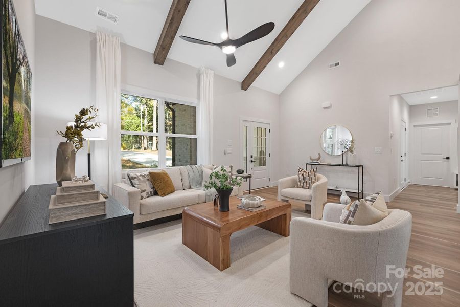 Furnished interior view inside a new home in , Gastonia (Image 13).