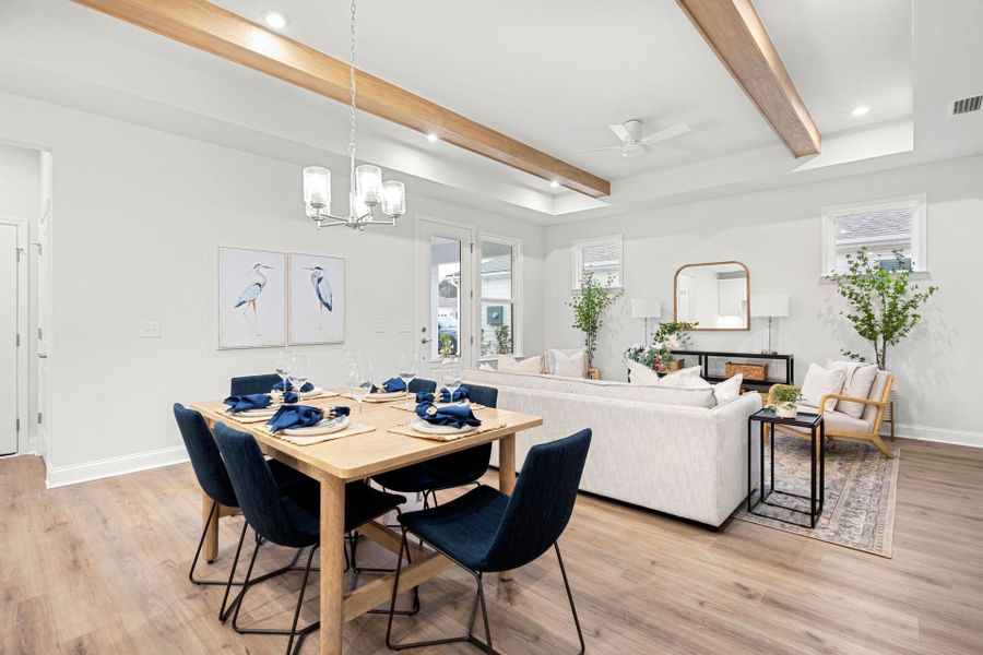 Furnished interior view inside a new home in Sun City Hilton Head, Bluffton (Image 32).