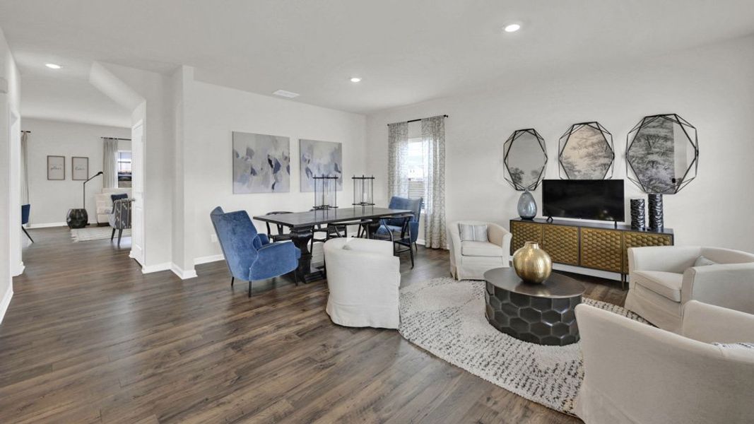 Furnished interior view inside a new home in Catlett Cove, Knoxville (Image 9).