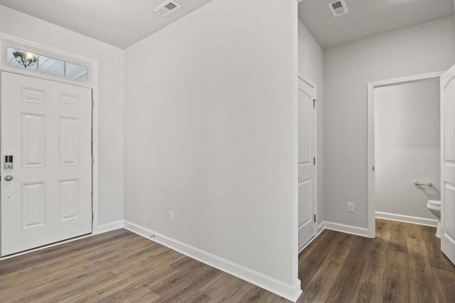 Representative unfurnished interior of a home built from the Camellia by Caviness & Cates Communities in Bartlett Manor, Youngsville (Image 74).