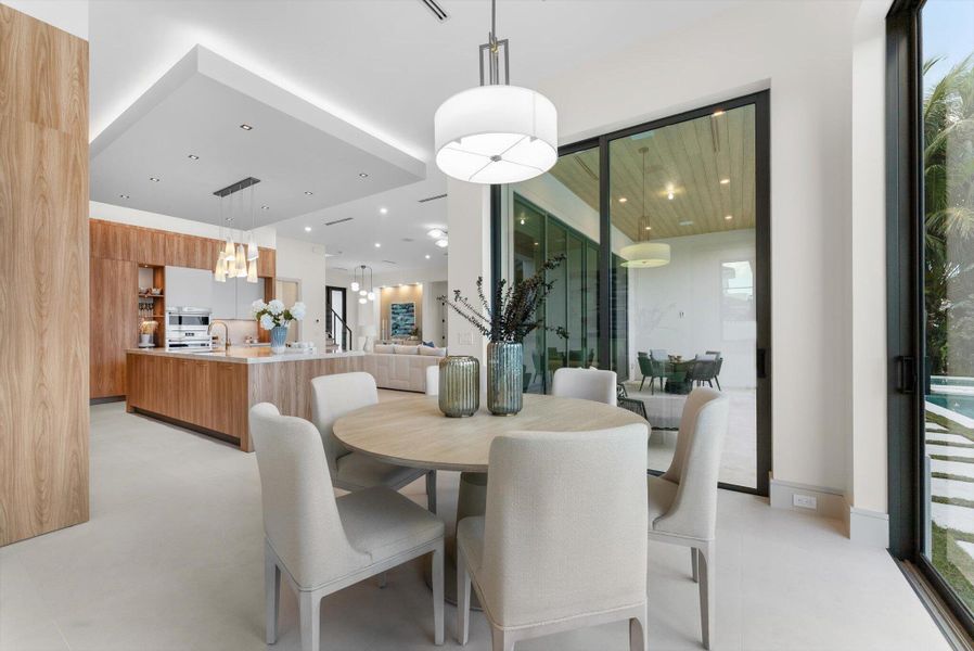 Furnished interior view inside a new home in , Delray Beach (Image 54). Furnished interior view inside a new home in , Delray Beach (Image 54).