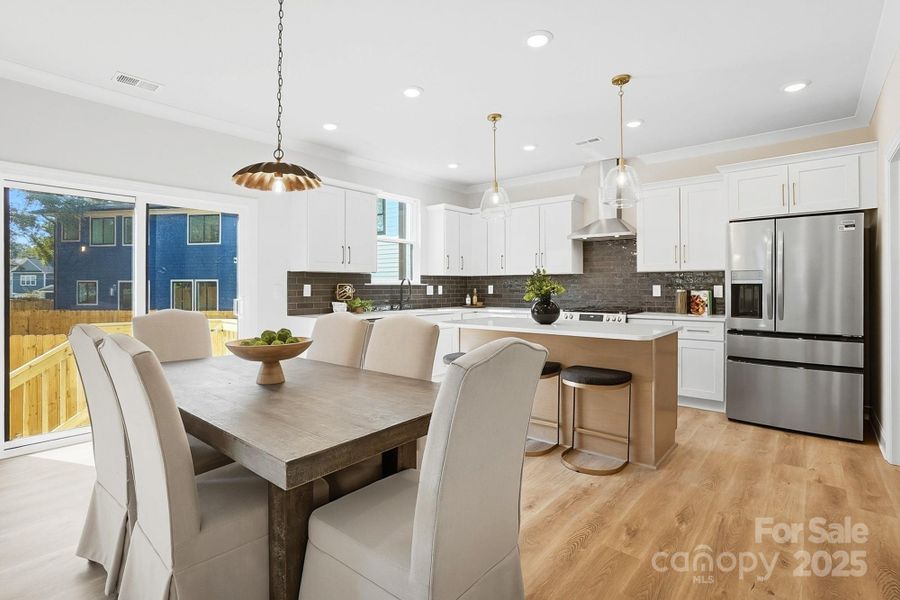 Furnished interior view inside a new home in , Charlotte (Image 16).