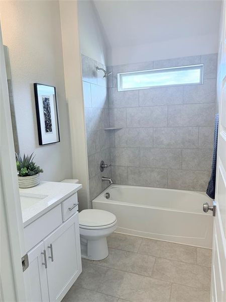 Furnished interior view inside a new home in , Godley (Image 22).