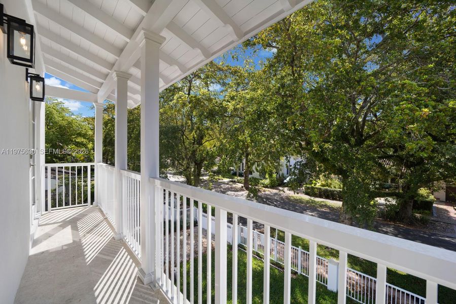 Exterior details and patio area of a home in , Coral Gables (Image 26).