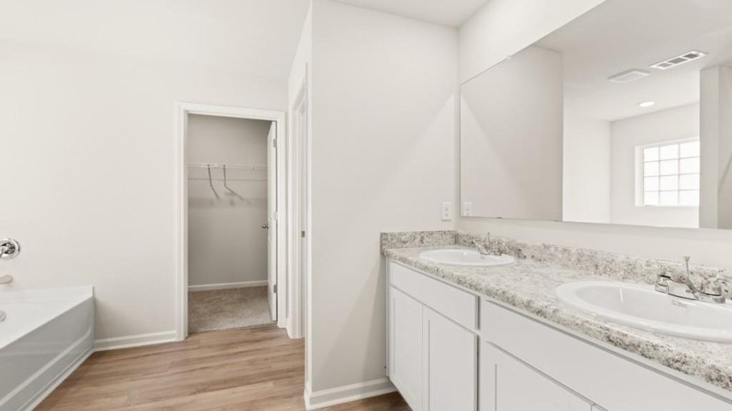 Furnished interior view inside a new home in Pointe Park, Union City (Image 8). Furnished interior view inside a new home in Pointe Park, Union City (Image 8).