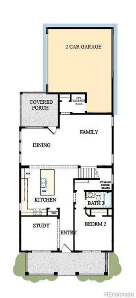 2D floor plan layout of this home in Painted Prairie Cottage, Aurora, CO (Image 4). 2D floor plan layout of this home in Painted Prairie Cottage, Aurora, CO (Image 4).
