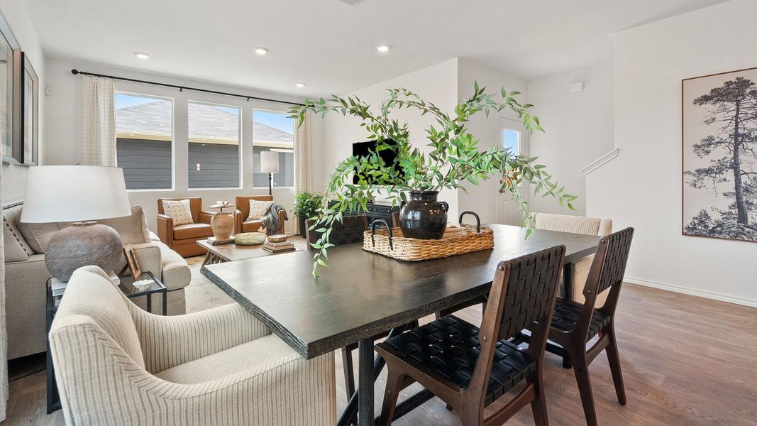 Furnished interior view inside a new home in Valverde, Bastrop (Image 10).