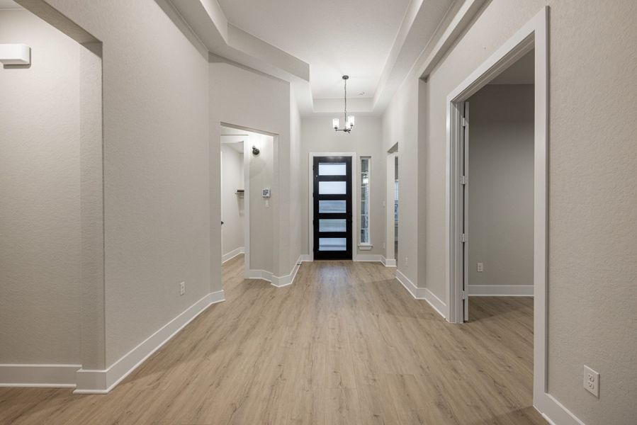 Representative unfurnished interior of a home built from the Brandon by Chesmar Homes in Sienna Lakes, San Antonio (Image 8). Representative unfurnished interior of a home built from the Brandon by Chesmar Homes in Sienna Lakes, San Antonio (Image 8).
