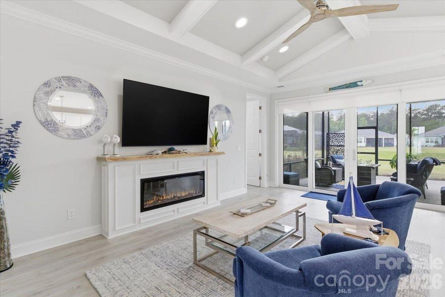 Furnished interior view inside a new home in , Hardeeville (Image 7).