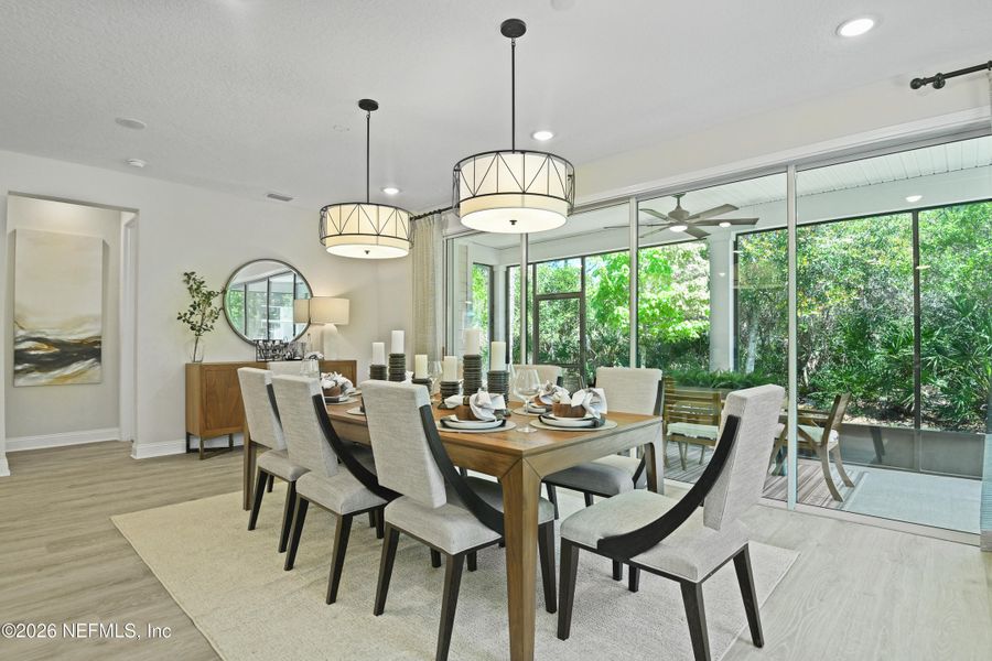 Furnished interior view inside a new home in Brookestone, St. Augustine (Image 15).