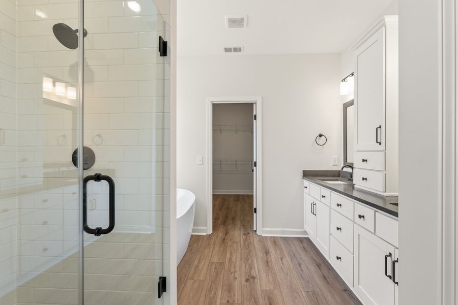 Furnished interior view inside a new home in Timberland Grove, Anderson (Image 10).