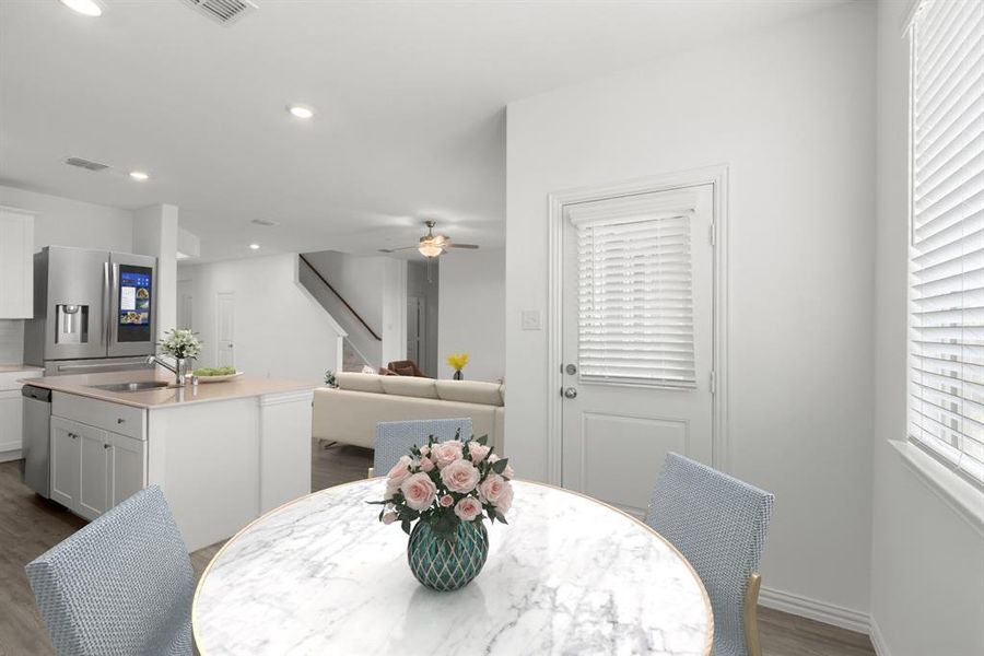 Furnished interior view inside a new home in , McKinney (Image 7).