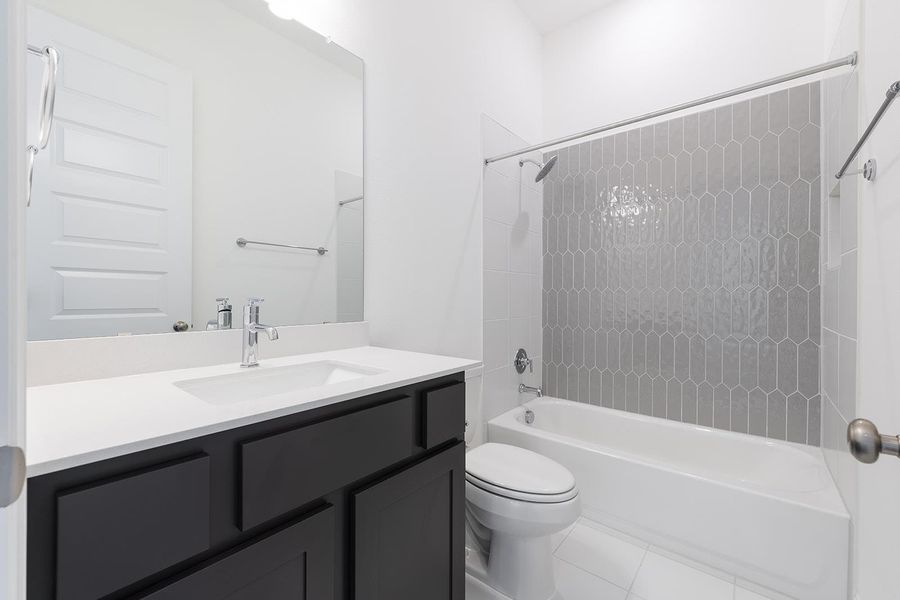 Furnished interior view inside a new home in Lariat - 70', Liberty Hill (Image 7). Furnished interior view inside a new home in Lariat - 70', Liberty Hill (Image 7).