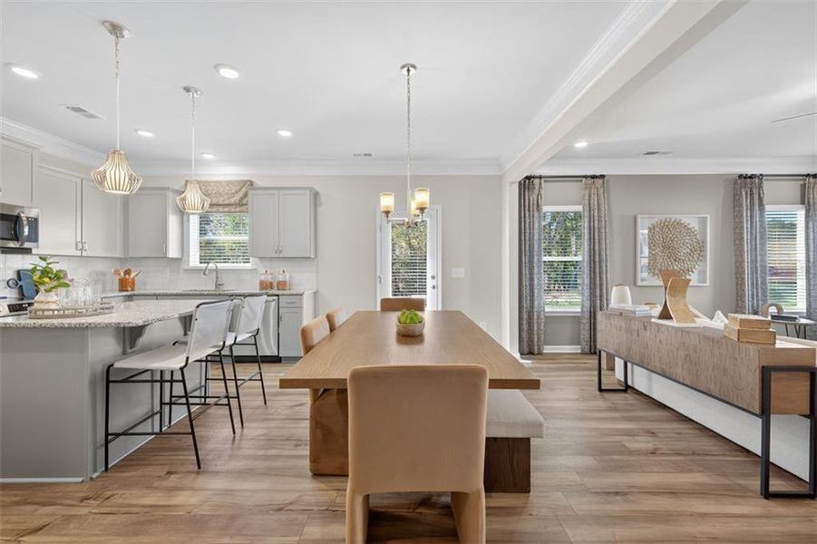 Furnished interior view inside a new home in North Haven, Rome (Image 14).