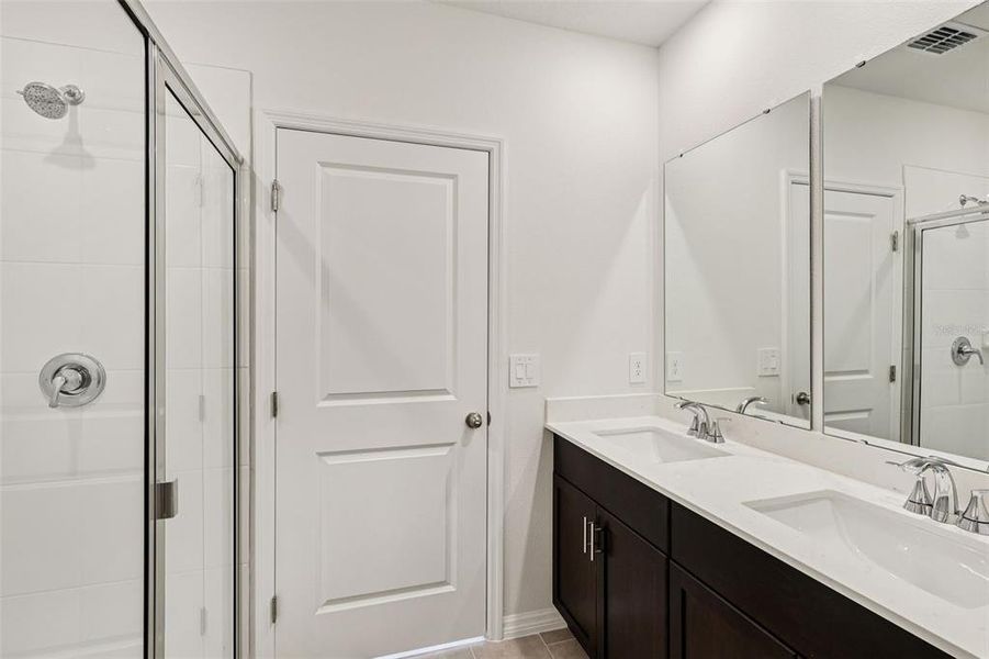 Furnished interior view inside a new home in Wynnstone - Classic Series, Haines City (Image 9).