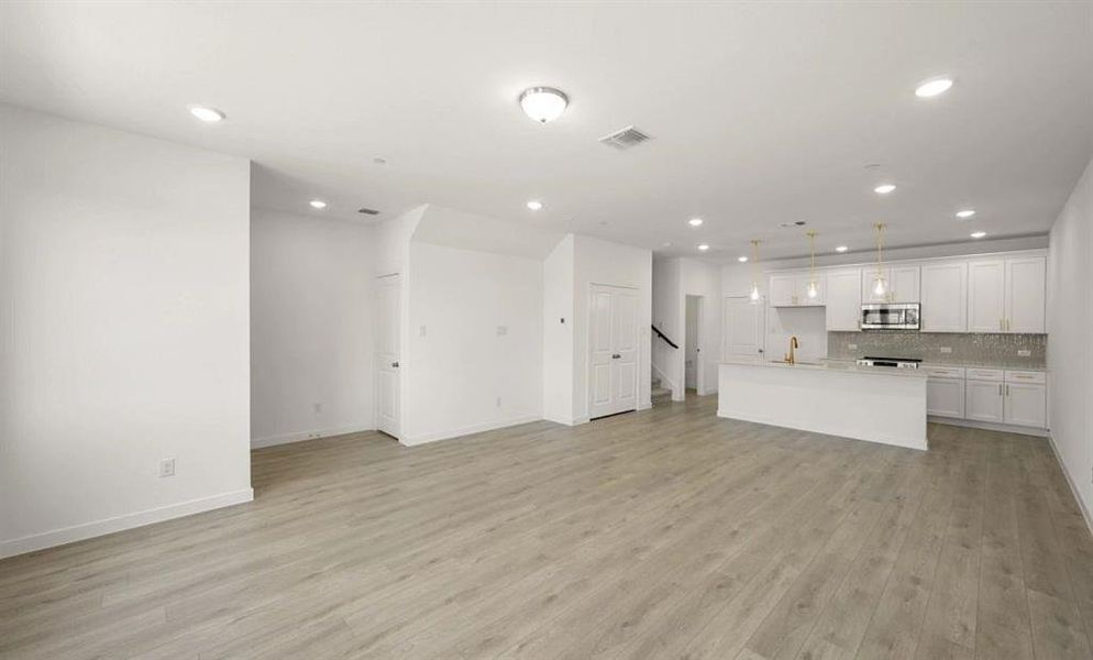 Open Kitchen-Living-Dining Room Representative Photo