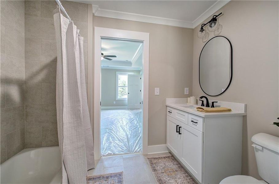 Furnished interior view inside a new home in , Euharlee (Image 4).