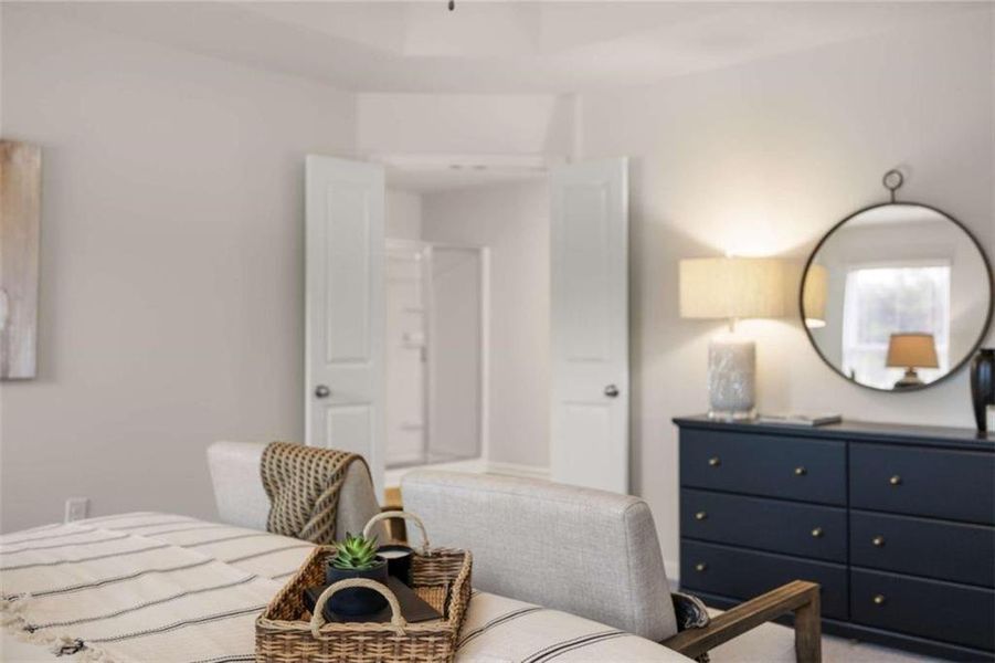 Furnished interior view inside a new home in Rivershire Place, Villa Rica (Image 26).