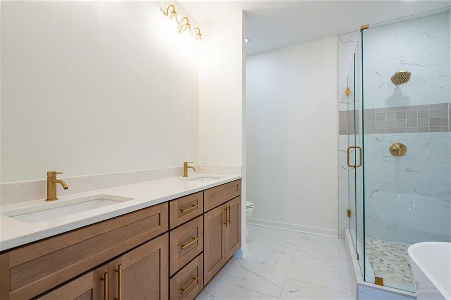 Furnished interior view inside a new home in , Cedartown (Image 6).