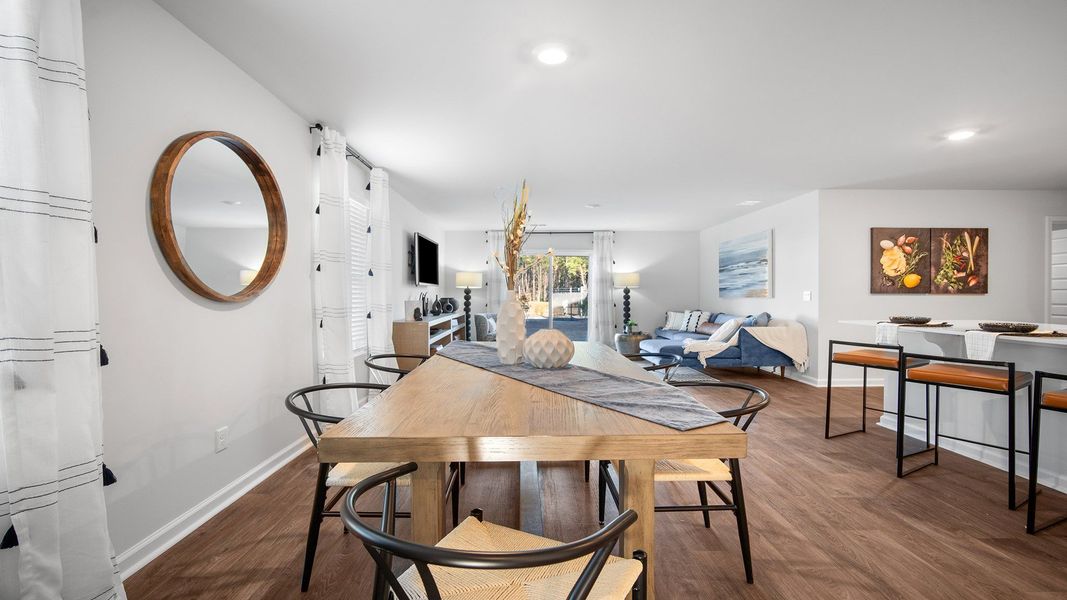 Furnished interior view inside a new home in The Groves at Bees Creek, Ridgeland (Image 16).