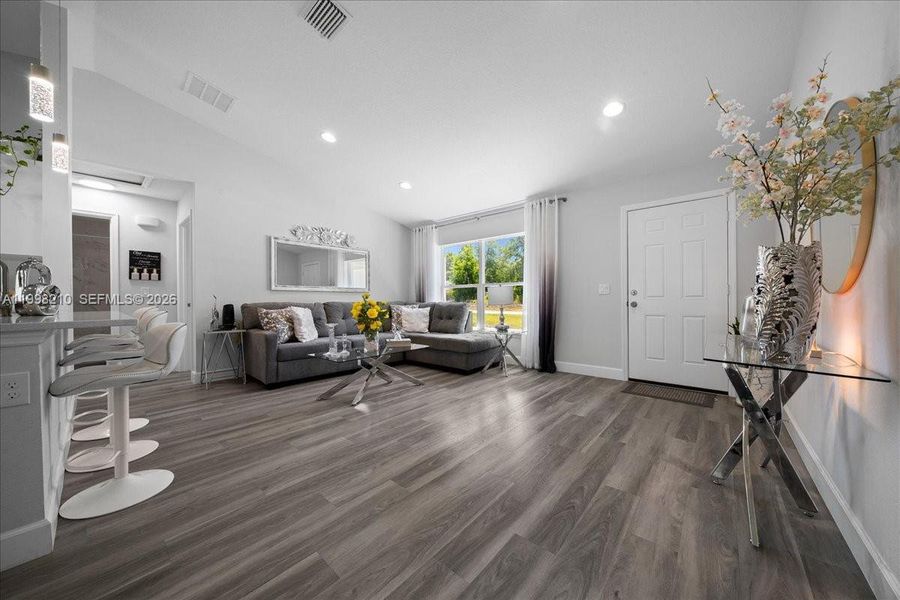 Furnished interior view inside a new home in , Ocala (Image 9).
