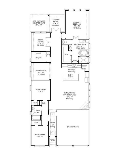 Image 20 of a home in Grand Central Park 45'.