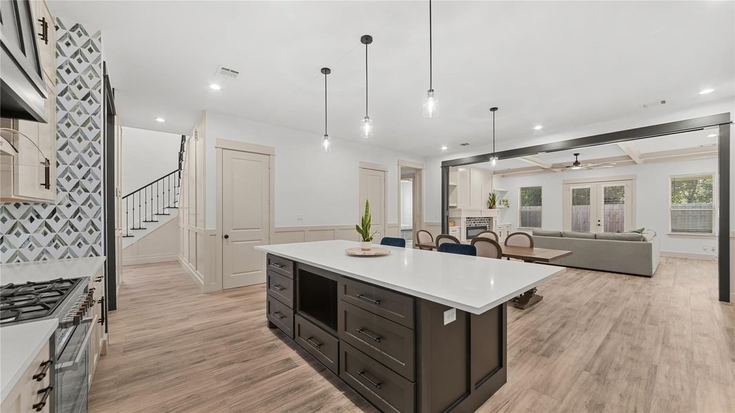 Furnished interior view inside a new home in , Tomball (Image 6).