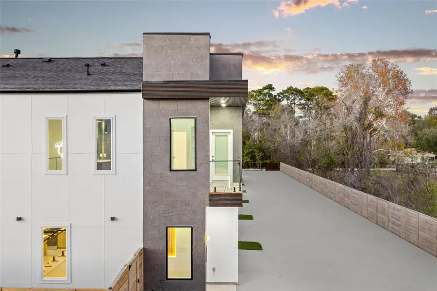 Side view of home
