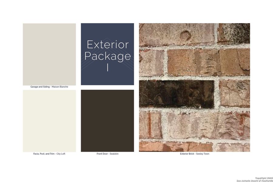 Sample of building materials used in homes in Greenspoint Heights, Seguin (Image 19).