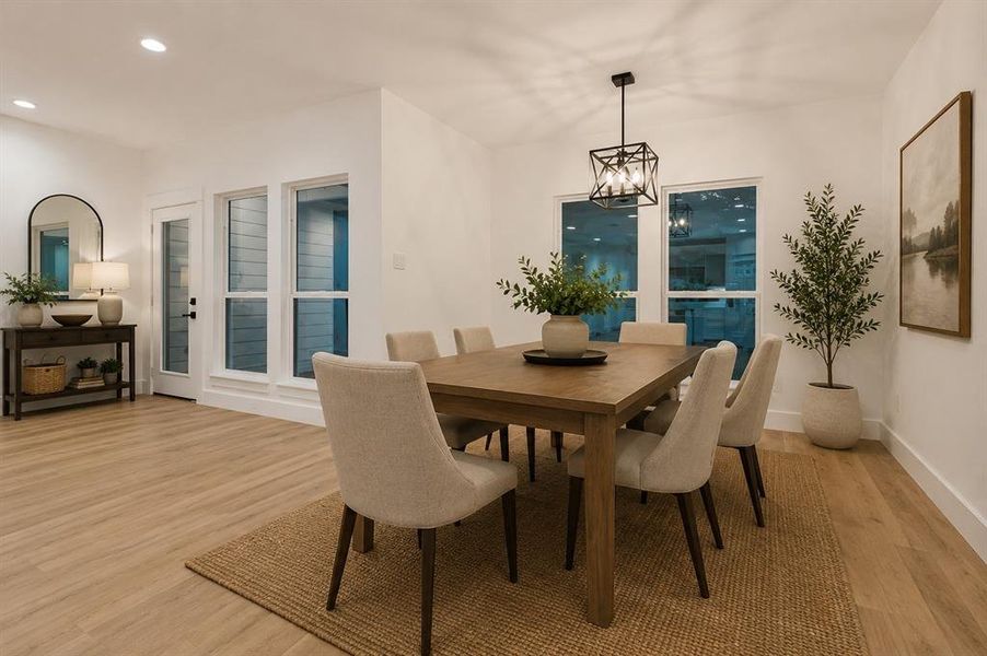 Furnished interior view inside a new home in , Seagoville (Image 5).