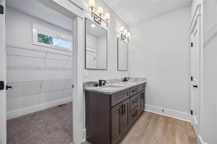 Furnished interior view inside a new home in , Monroe (Image 10).
