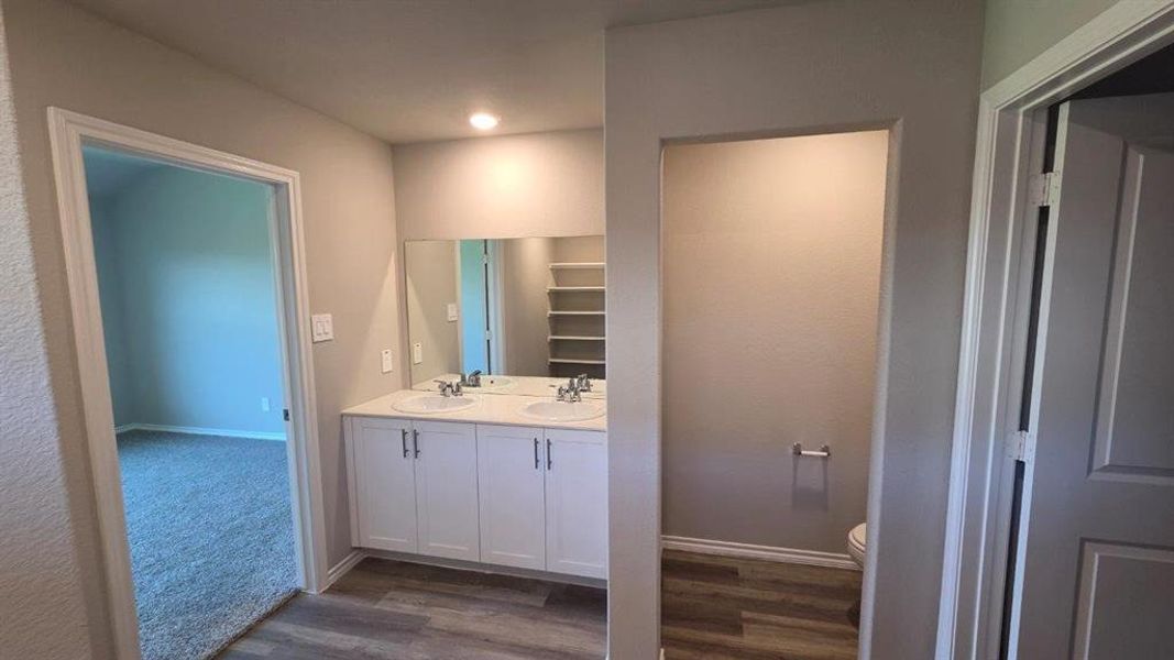 Furnished interior view inside a new home in Rosewood at Beltmill, Fort Worth (Image 5).