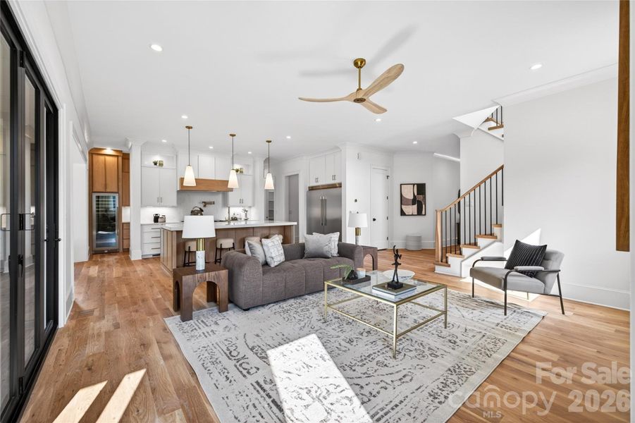 Furnished interior view inside a new home in , Charlotte (Image 14).