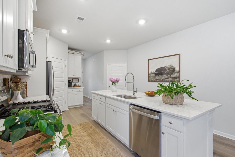 Furnished interior view inside a new home in Horizons at Summers Corner | 55+, Summerville (Image 35).