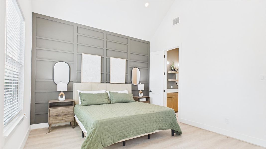 Furnished interior view inside a new home in , Houston (Image 28). Furnished interior view inside a new home in , Houston (Image 28).