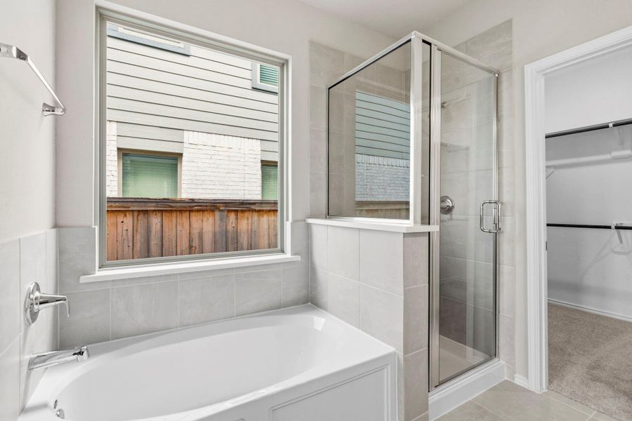 Furnished interior view inside a new home in Bridgeland, Cypress (Image 10).