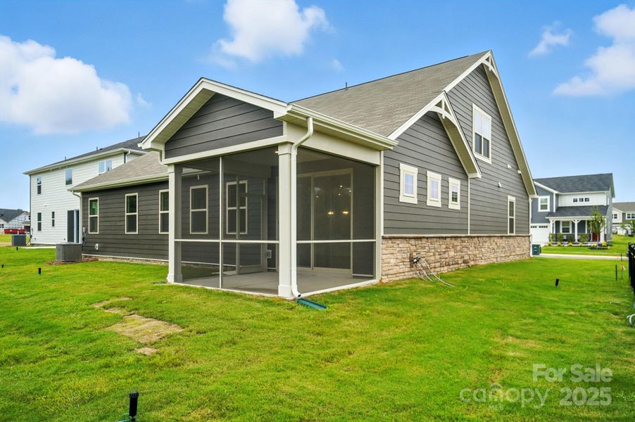 Front exterior of a new home in Waxhaw Landing, Monroe, NC, highlighting curb appeal (Image 17).