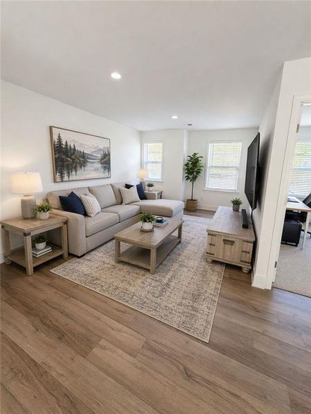 Furnished interior view inside a new home in , Dallas (Image 8).