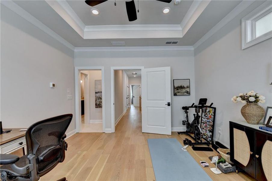 Furnished interior view inside a new home in , Alpharetta (Image 38).