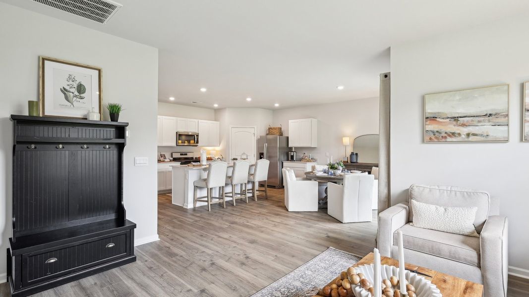Furnished interior view inside a new home in Woodbridge Glen Single Family, Lebanon (Image 12).