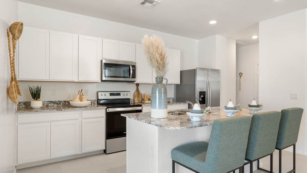 Furnished interior view inside a new home in Elena Trails, Maricopa (Image 14).