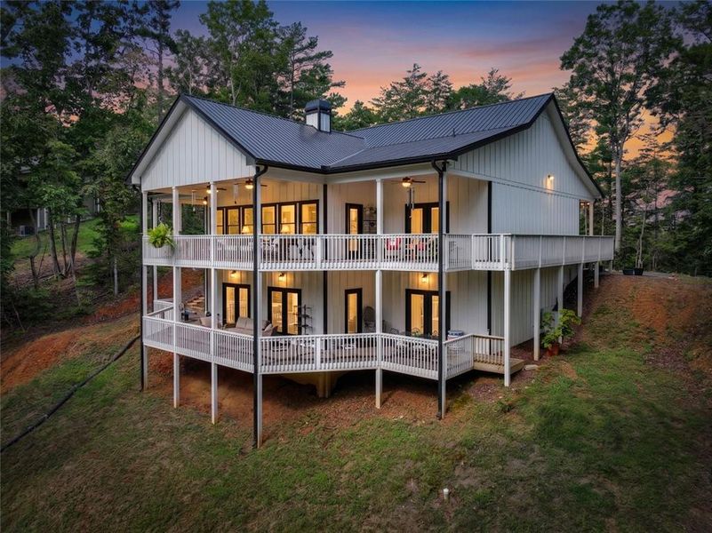 Exterior details and patio area of a home in , Ellijay (Image 31). Exterior details and patio area of a home in , Ellijay (Image 31).