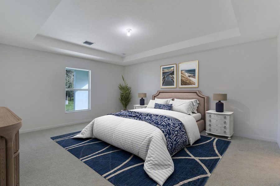 Furnished interior view inside a new home in , Port St. Lucie (Image 10).