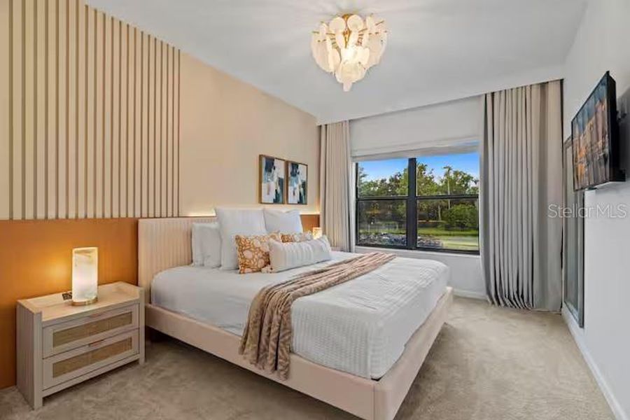 Furnished interior view inside a new home in , Orlando (Image 17).