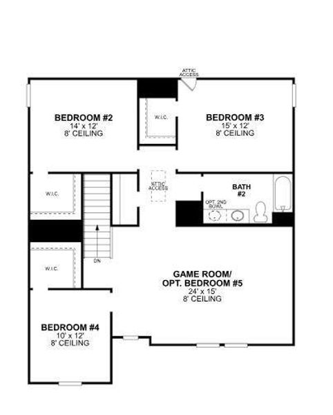 2D floor plan layout of this home in Forest Park, Princeton, TX (Image 5). 2D floor plan layout of this home in Forest Park, Princeton, TX (Image 5).
