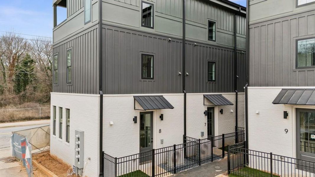 Exterior details and patio area of a home in , Atlanta (Image 26).